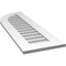 Ekena Millwork Quarter Round Top Left Surface Mount PVC Gable Vent w/ 3-1/2"W x 1"P Standard Frame, 14"W x 42"H GVPQL14X4201SN - alternate 5